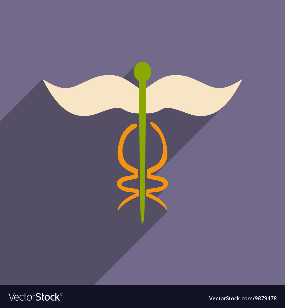 Flat with shadow icon and mobile application