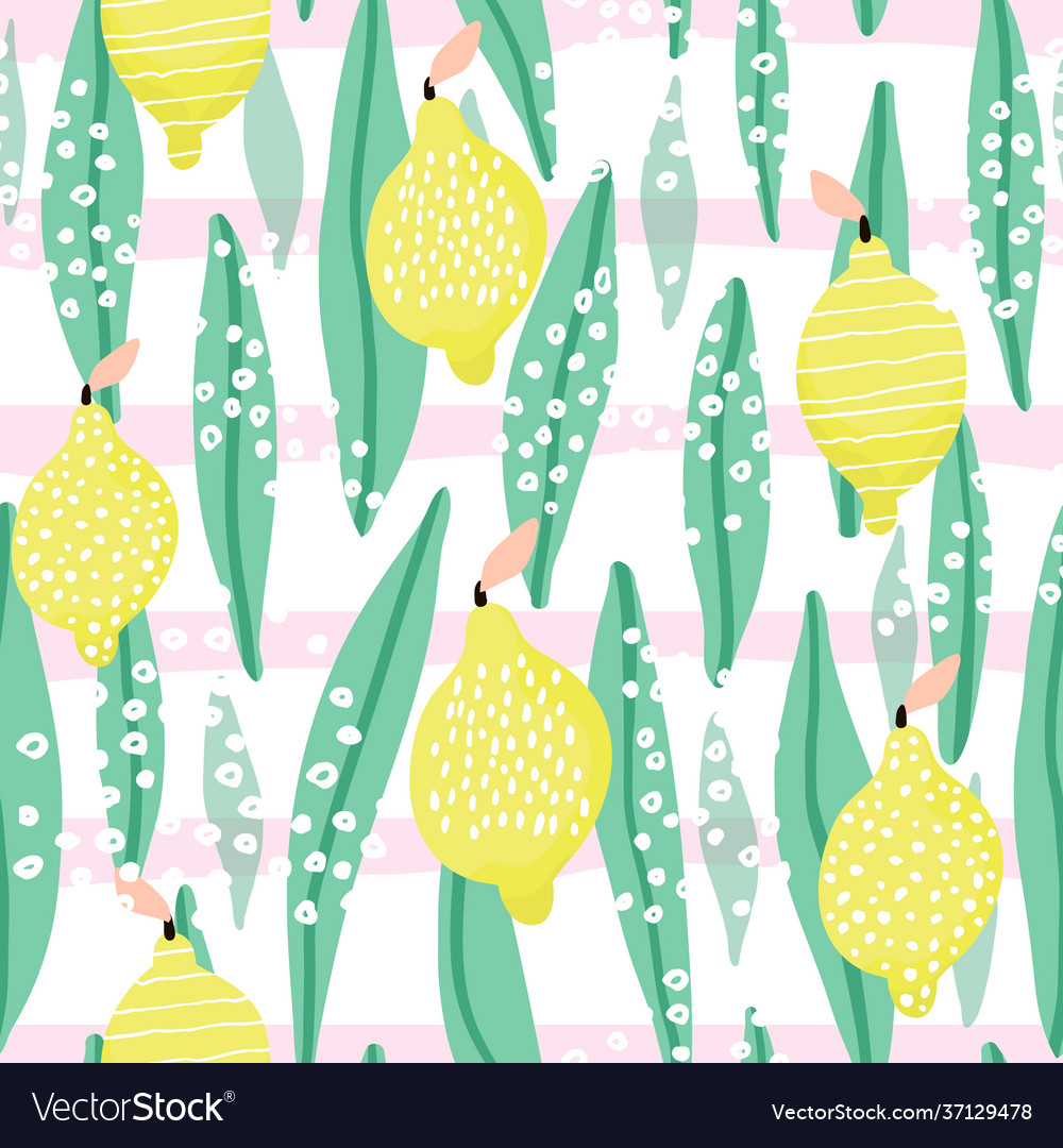Modern Lemon Pattern