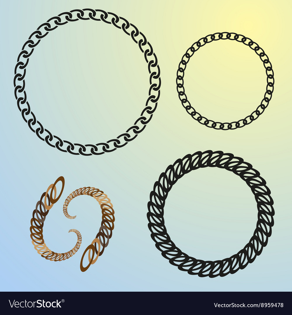 Round Chain Motif Set
