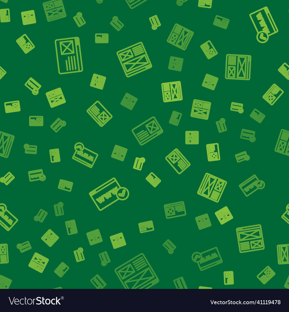 Set line browser window website template vector image Set line browser window website template