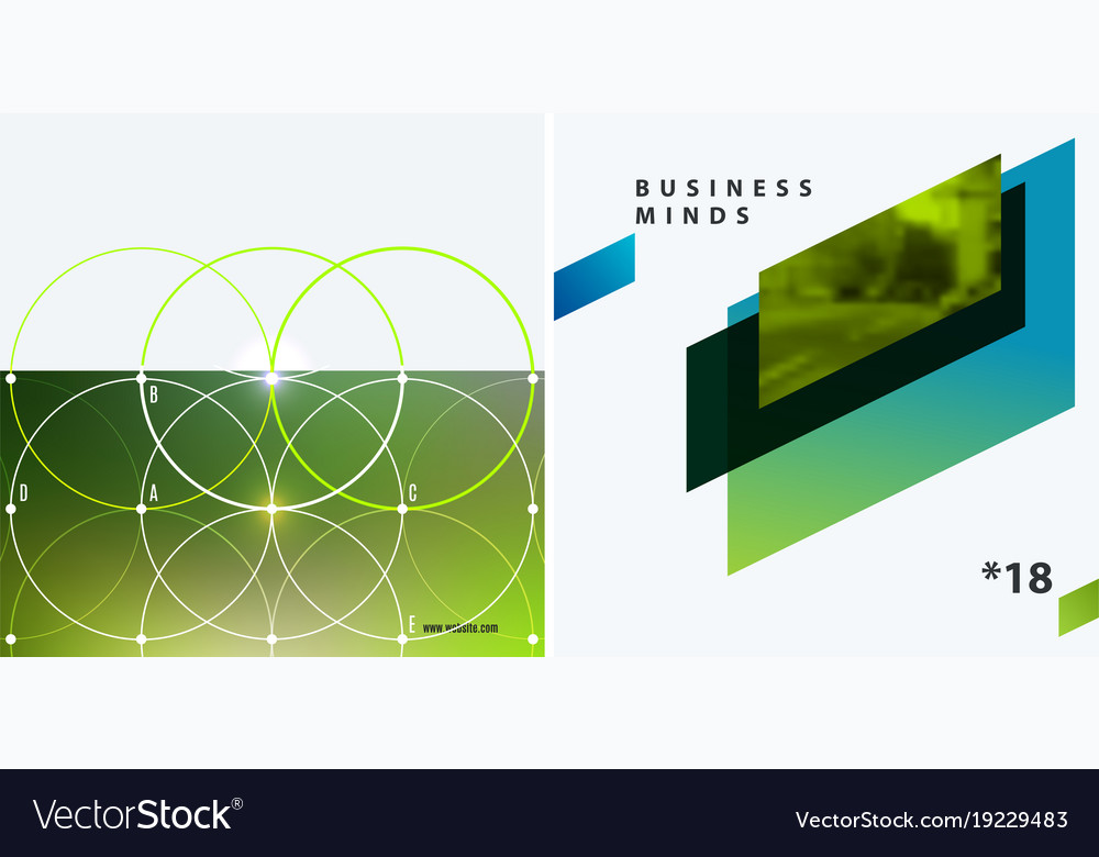 Abstract design elements for graphic layout
