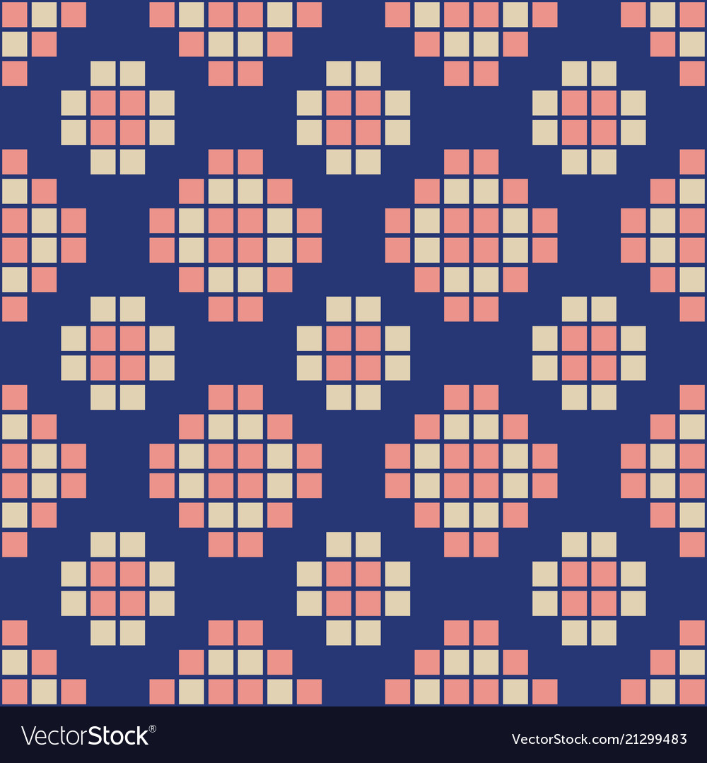 Abstract seamless pattern of squares vector image Abstract seamless pattern of squares