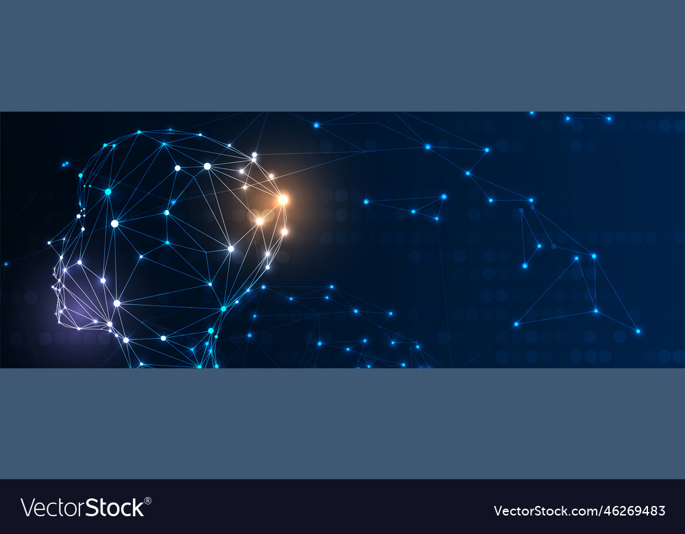 Conceptual technology of artificial intelligence vector image Conceptual technology of artificial intelligence