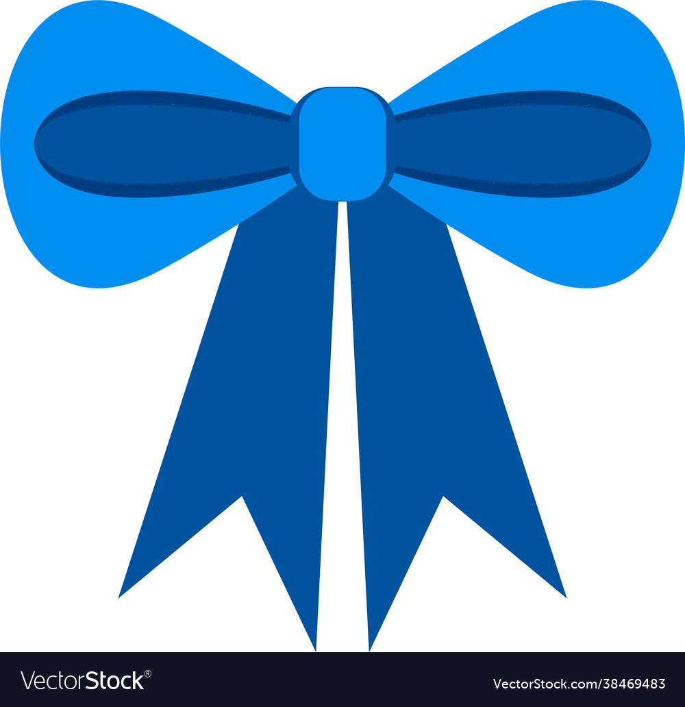 Blue Bow Clipart