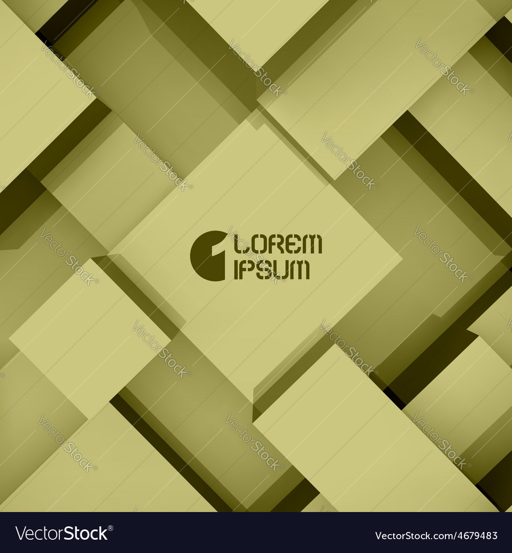 Modern 3D Block Pattern