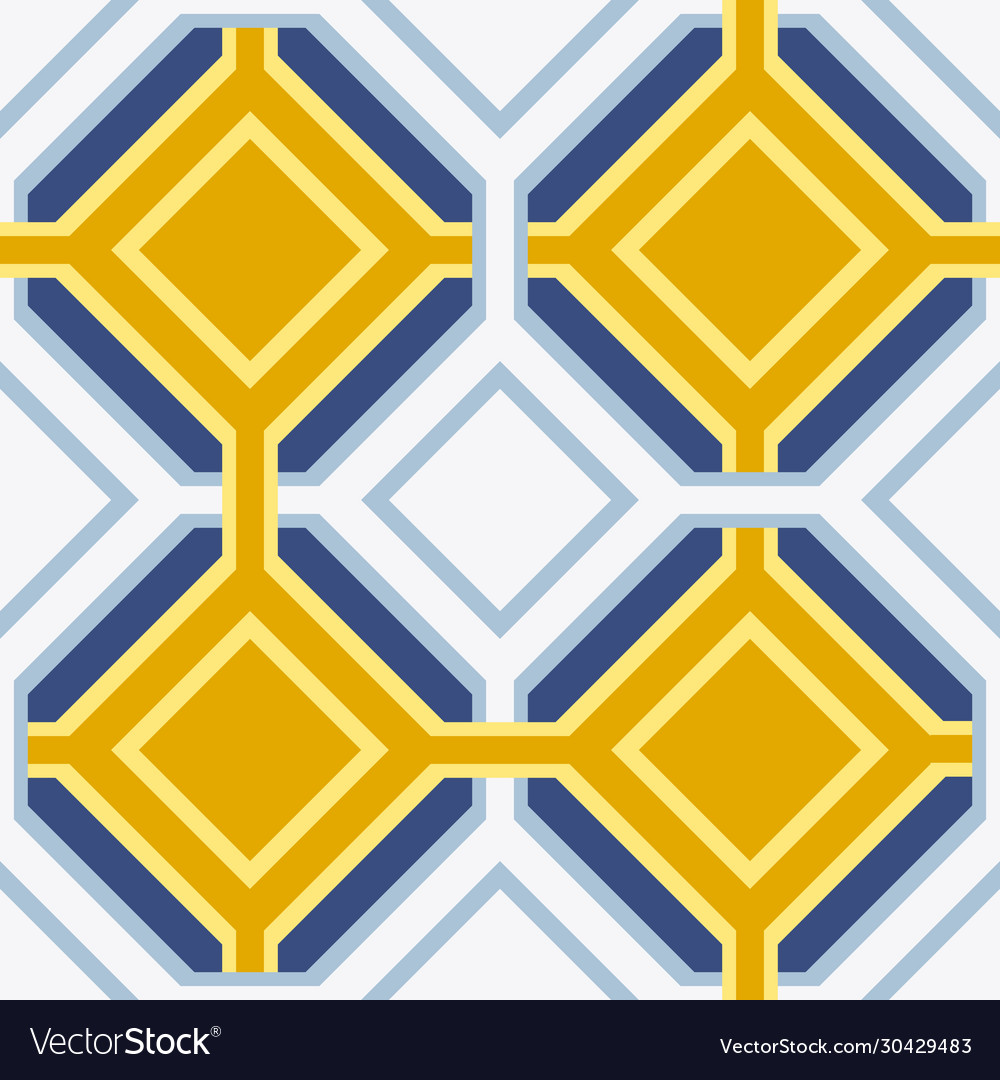 Multicolored rhombuses seamless pattern in retro