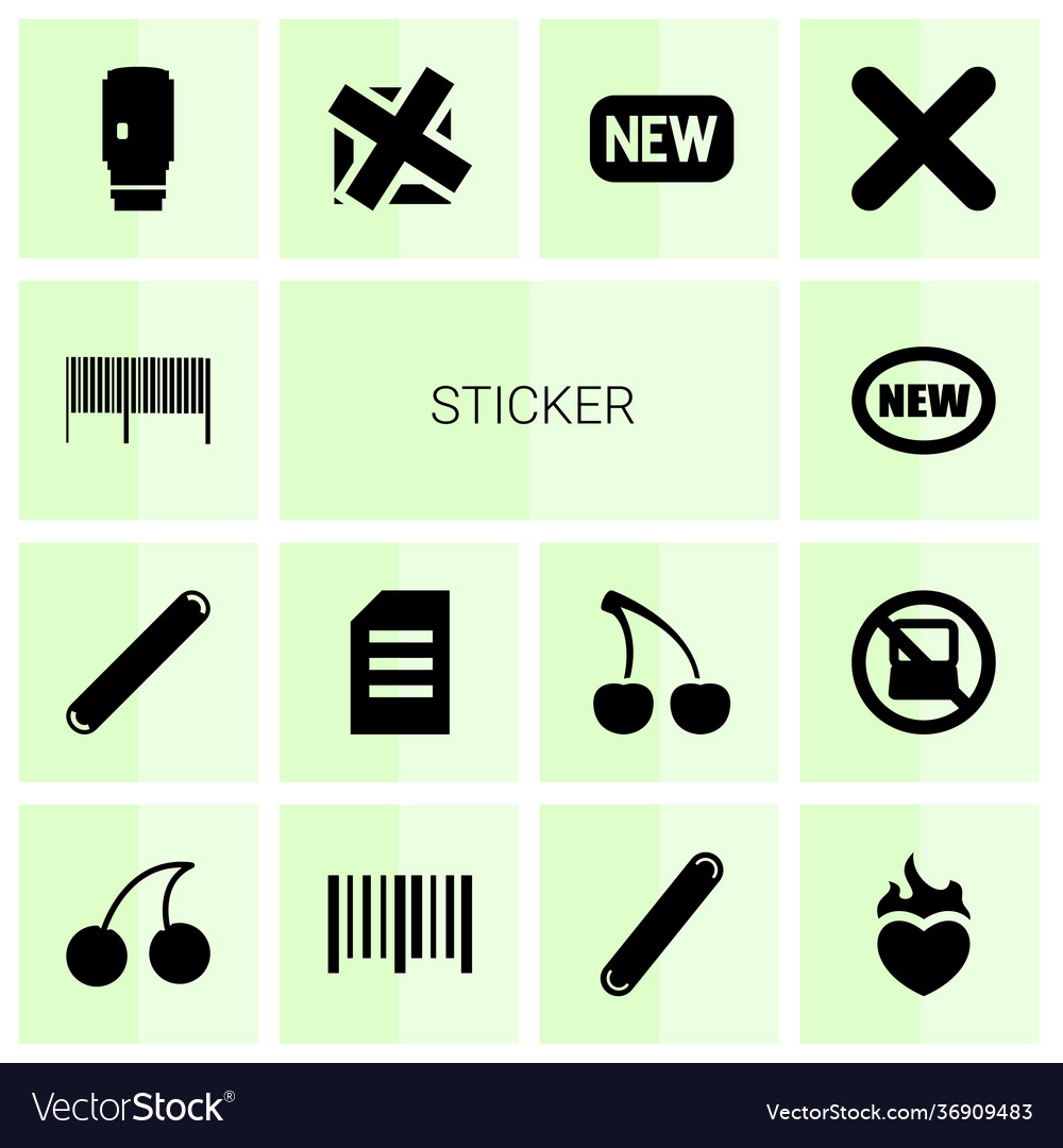 Sticker icons