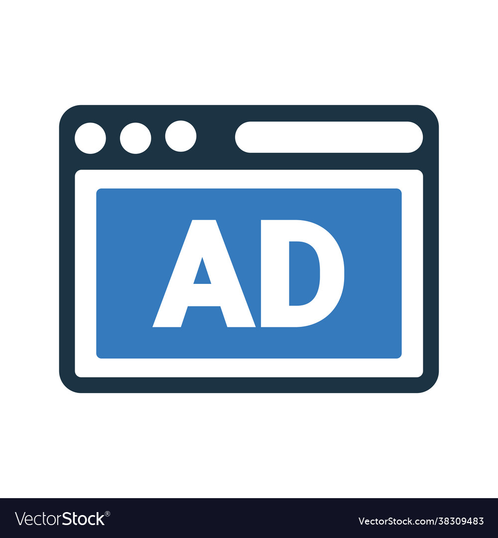 Website ad webpage icon simple editable design