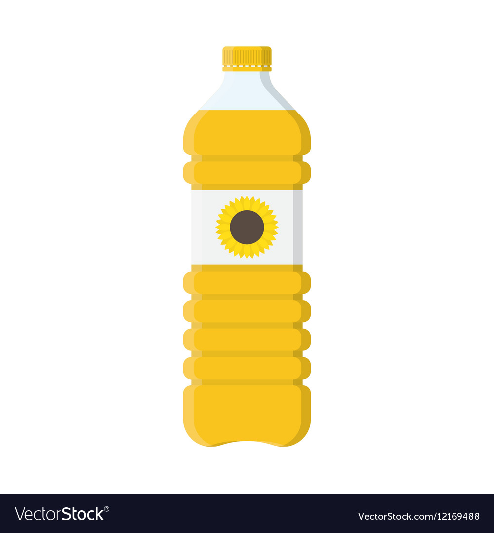 Bottle Vegetable Oil Royalty Free Vector Image