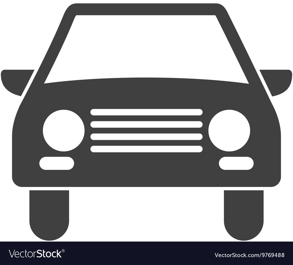 Car vehicle isolated icon design