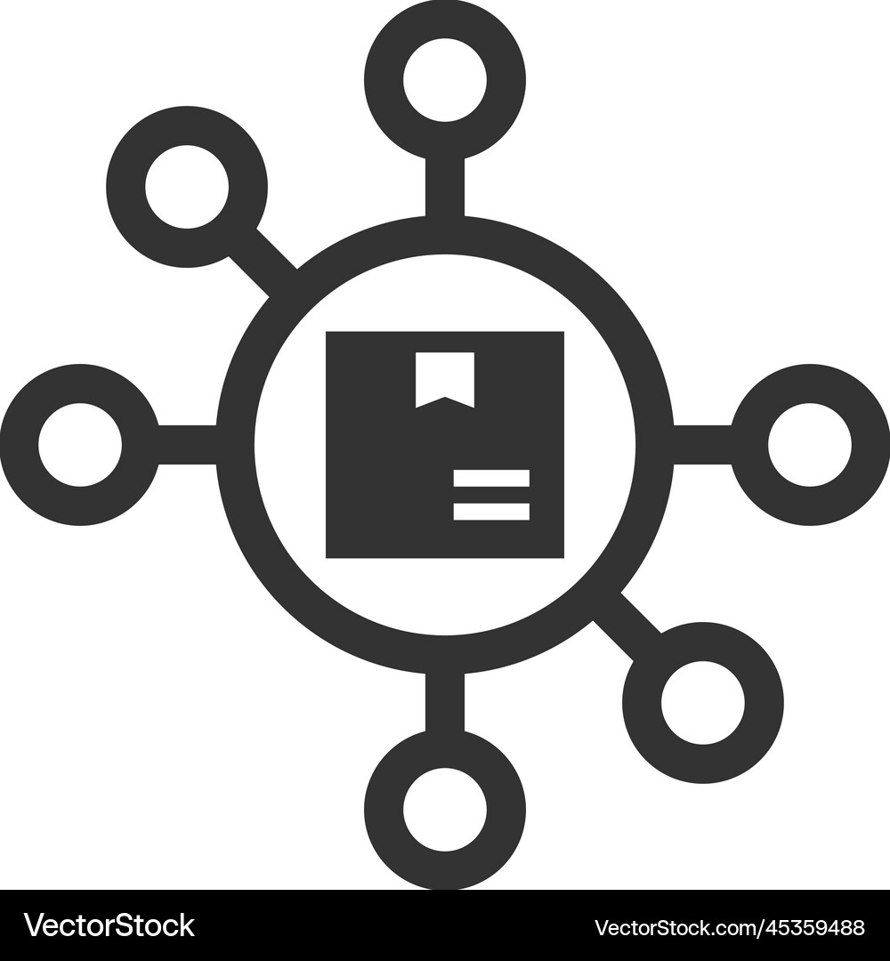 Delivery point icon Royalty Free Vector Image - VectorStock