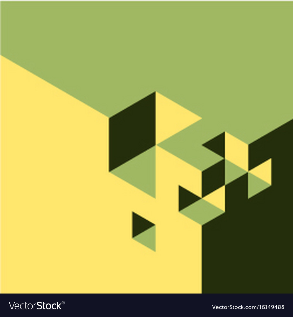 Geometric Cube Background