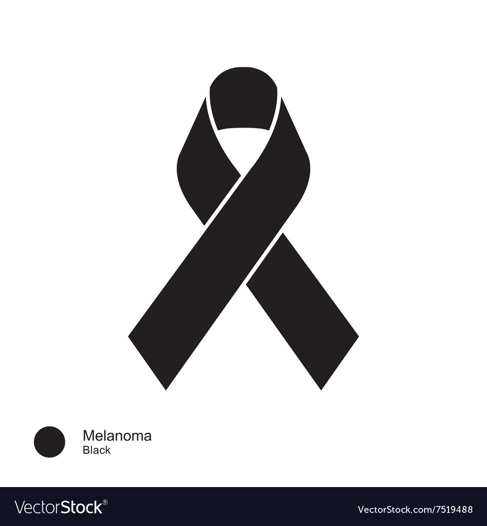 Melanoma Awareness Ribbon