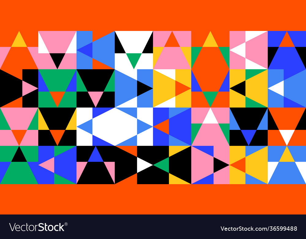 Neon abstract pattern design vector image Neon abstract pattern design
