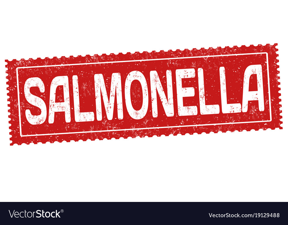 Salmonella grunge rubber stamp