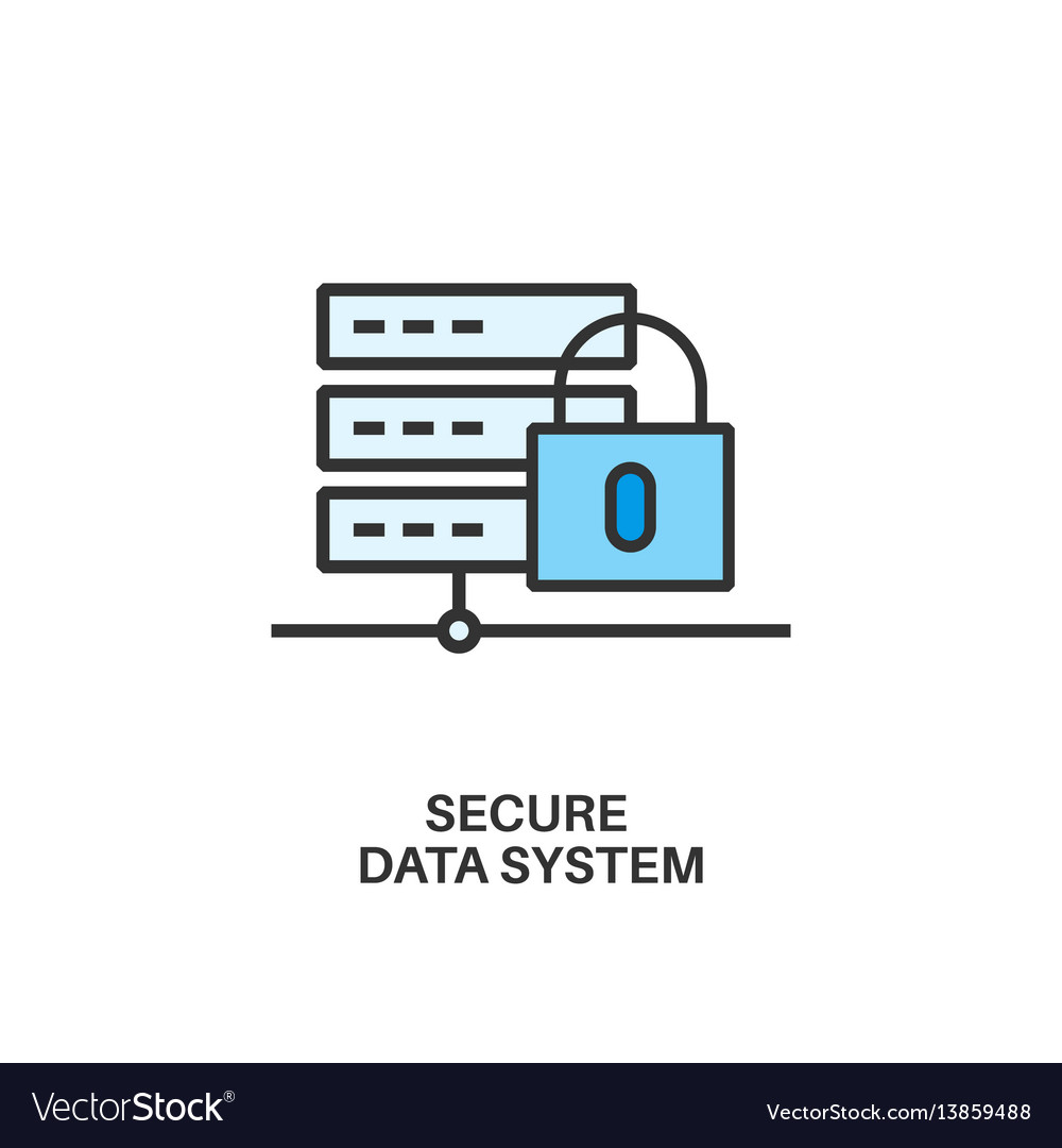 Secure Data Protection Icon