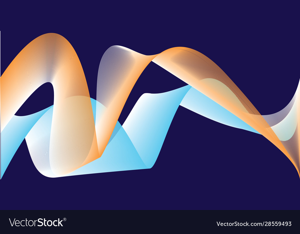 Abstract templates with curved lines vector image Abstract templates with curved lines