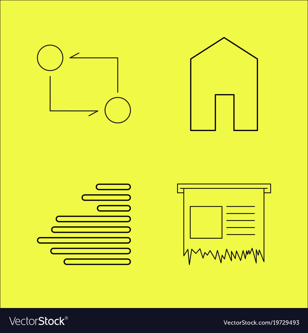 Essential linear icon set