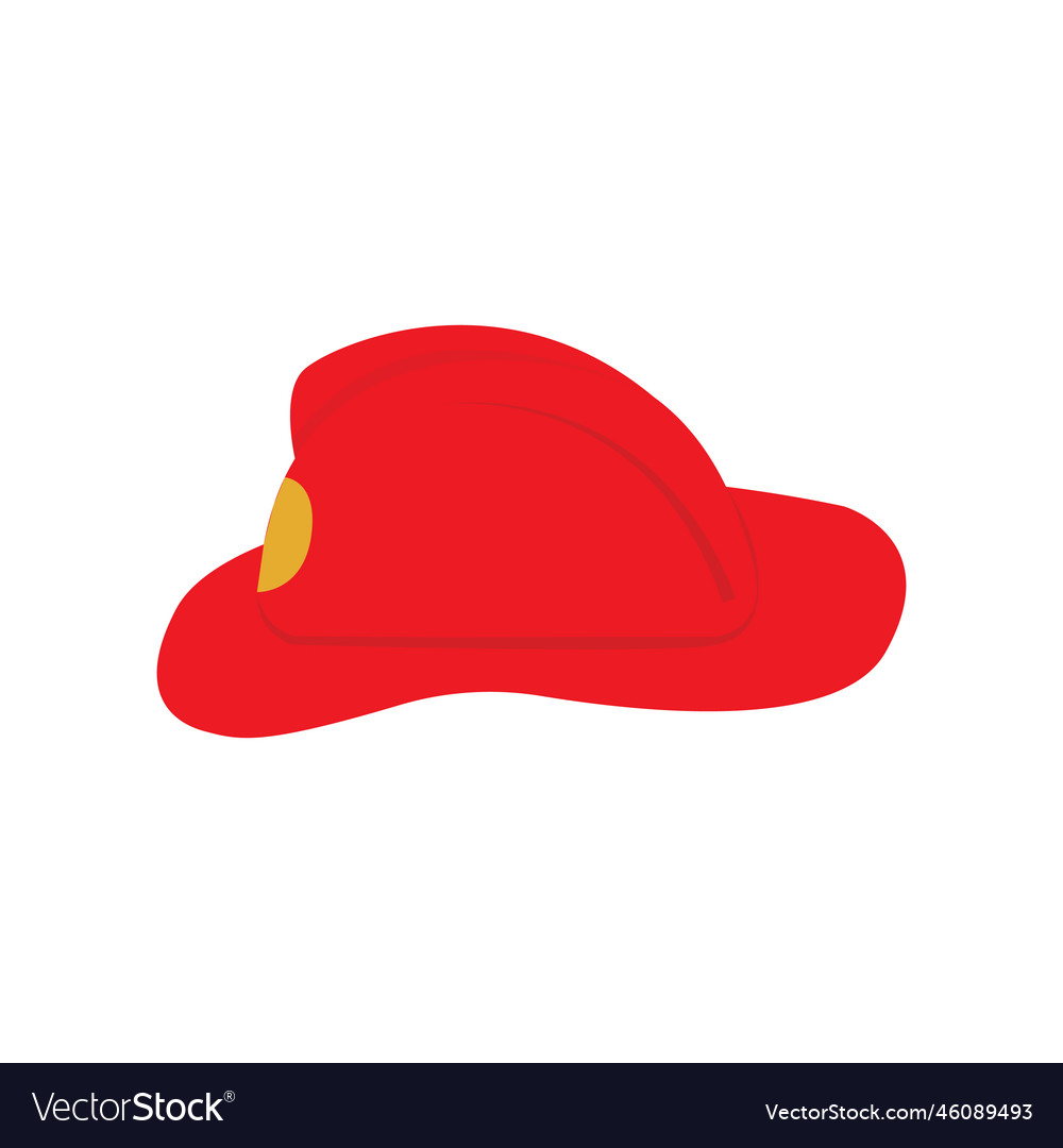 Helmet fireman Royalty Free Vector Image - VectorStock