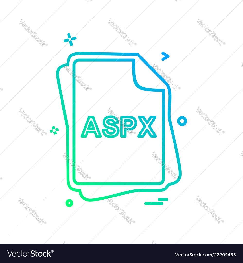 Aspx file type icon design