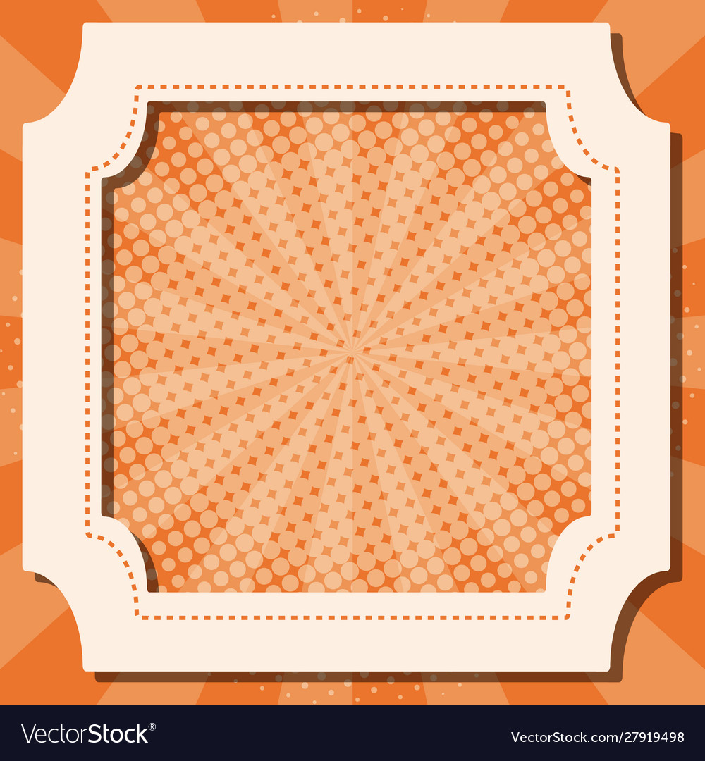 Background template with big frame
