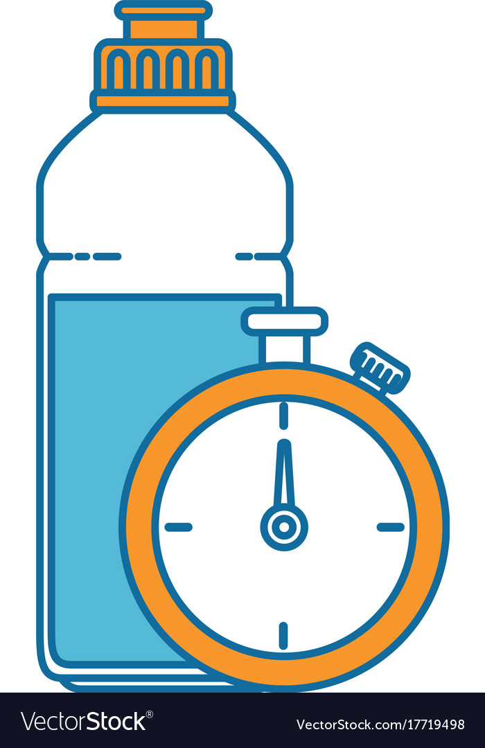 Chronometer timer with bottle