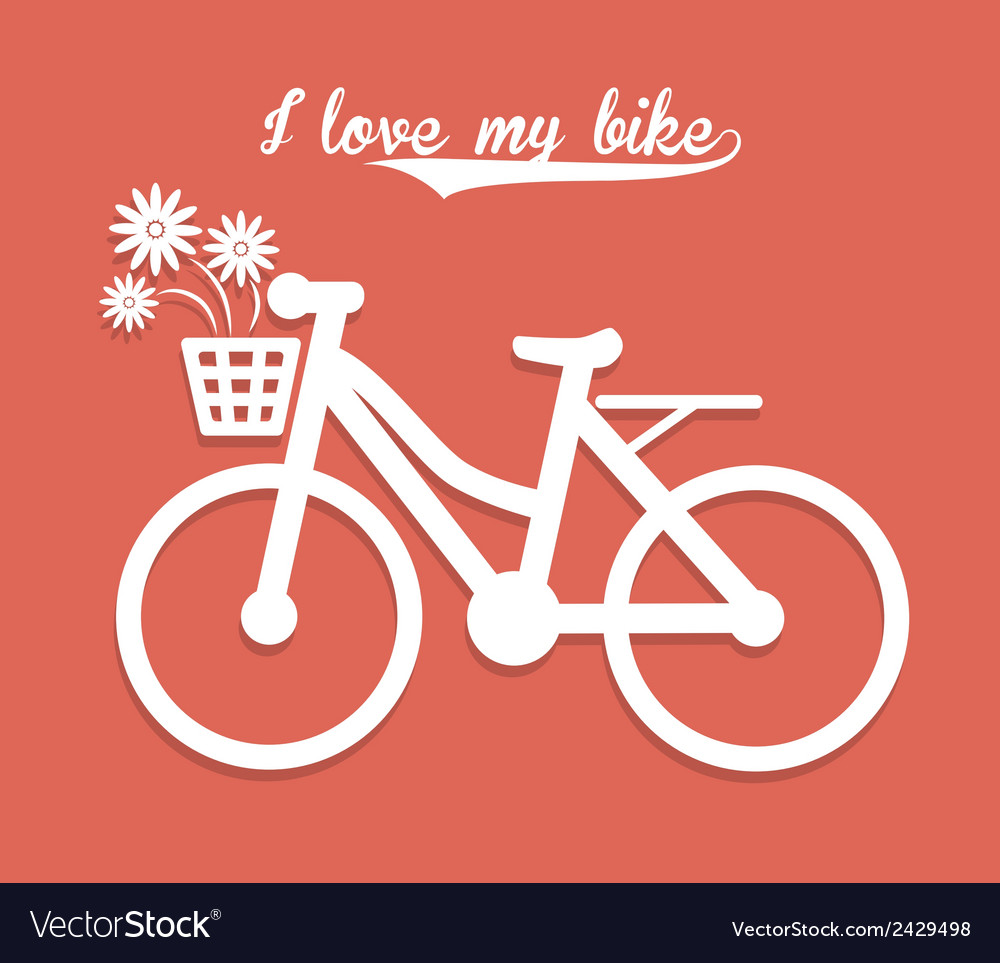 Cycling design over pink background