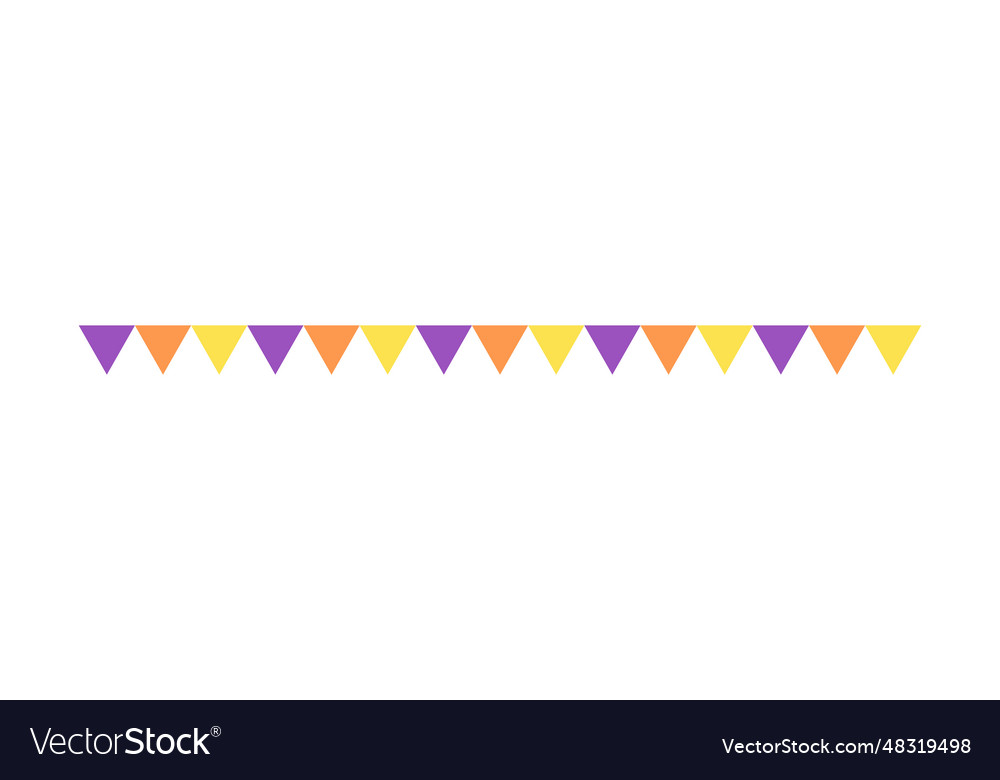 Flagge Separator Grenzlinie Dreieck Muster Vector Image Flagge Separator Grenzlinie Dreieck Muster