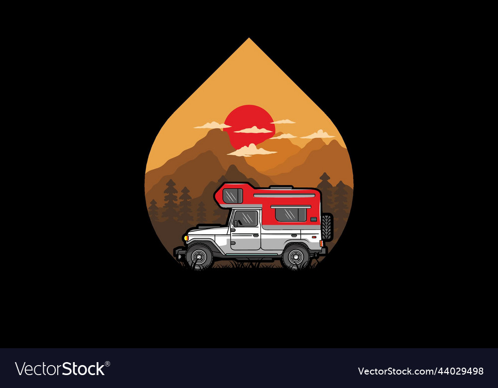 Stocky Camper Auto Badge