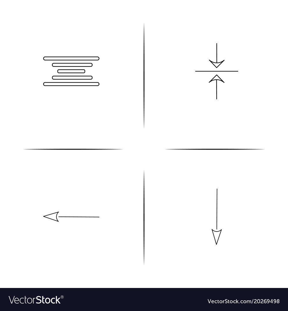 Web linear simple icon setoutline icons