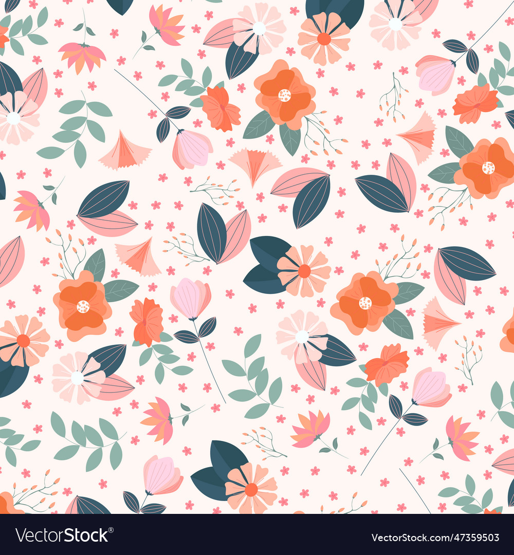 Abstract flower pattern background