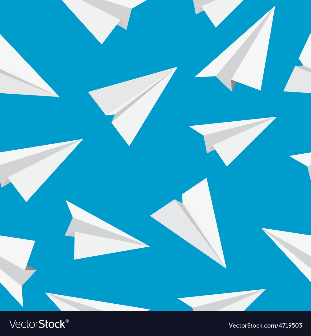 Airplane seamless pattern background