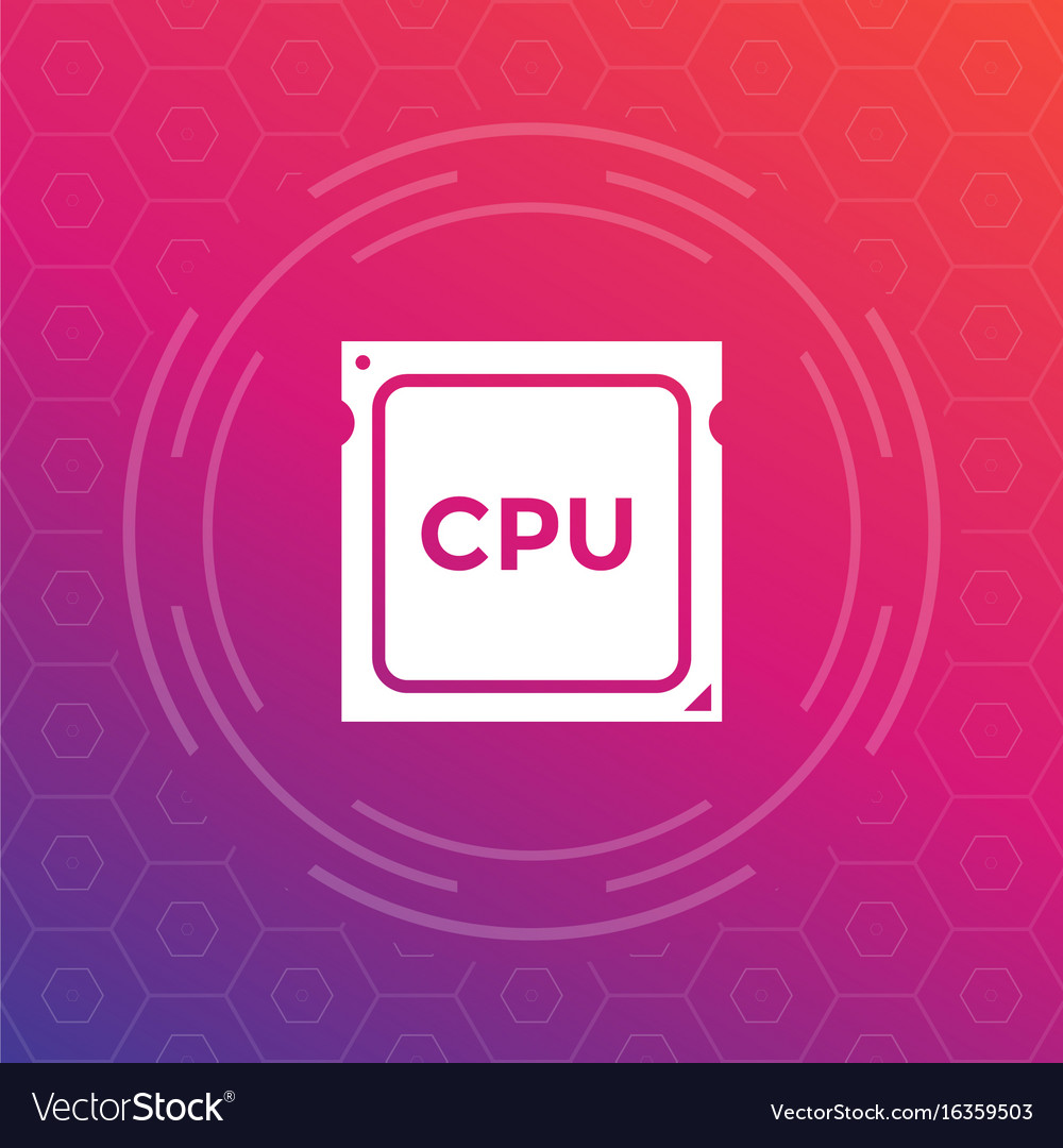 Cpu processor icon