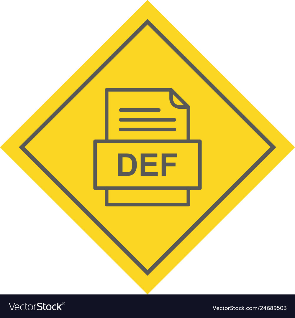 Def file document icon