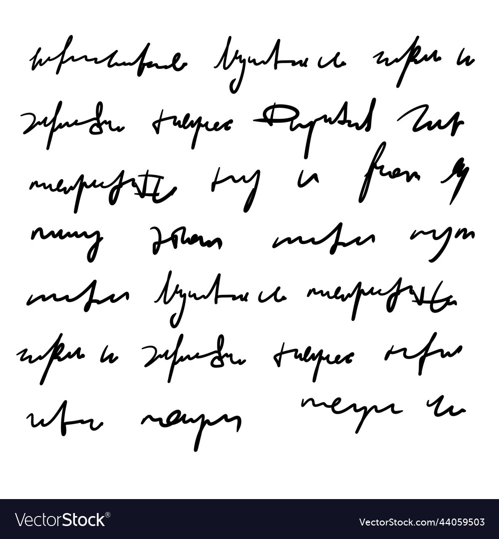 Handwritten unreadable illegible text
