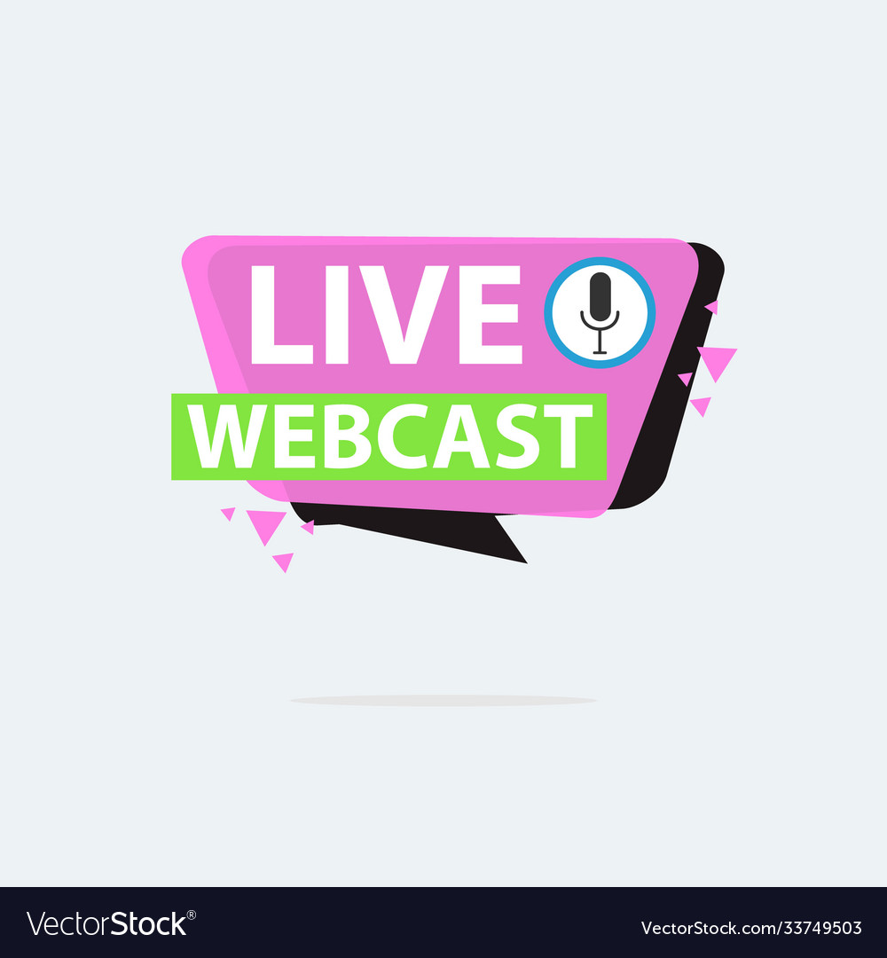 Live webinar button