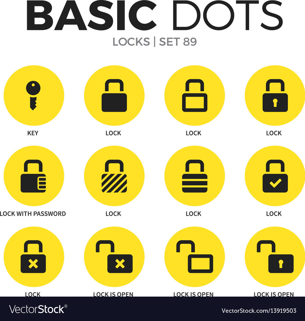 Lock Icon Set - Security & Access