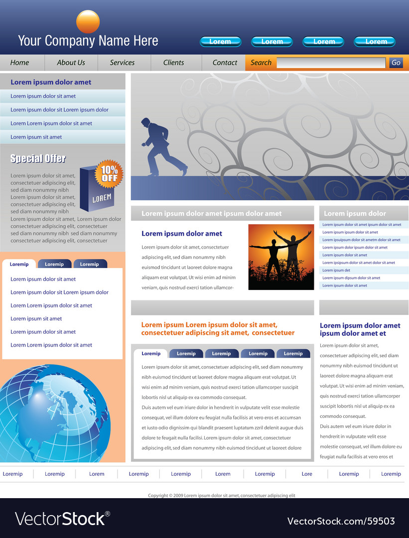 Website Template - Modern Business