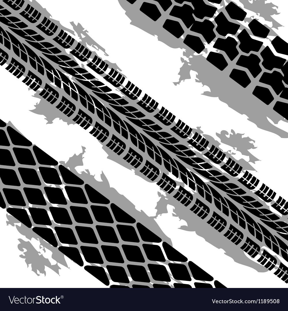 Abstract background tire prints