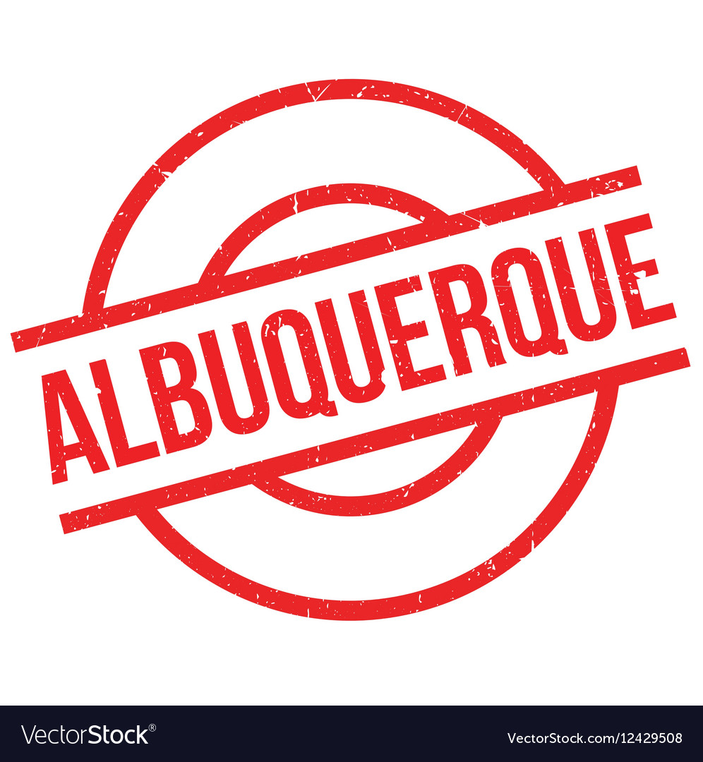 Albuquerque Gummistempel
