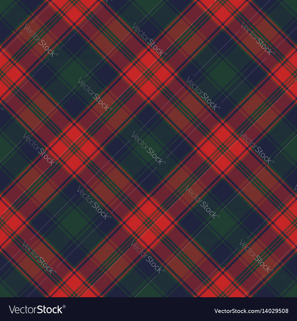 Diagonal fabric texture plaid seamless pattern