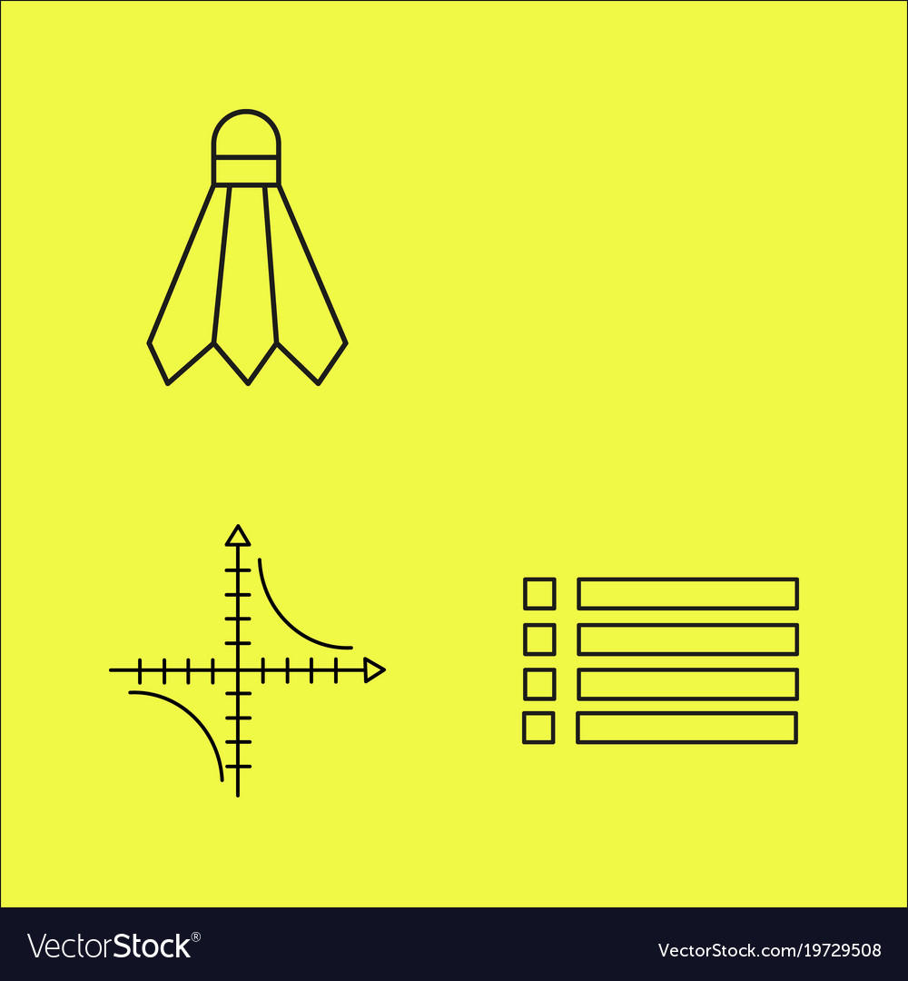 Essential linear icon set