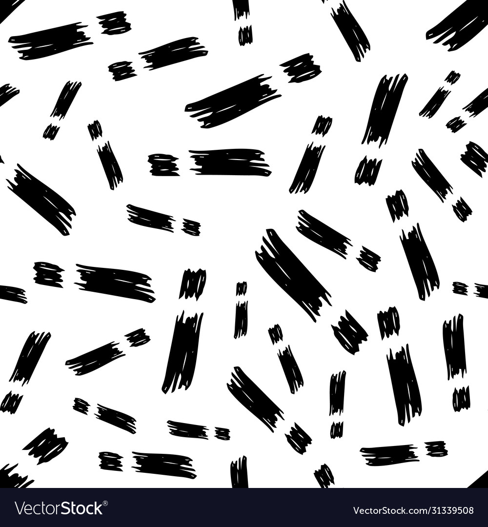 Seamless pattern with exclamation mark symbol