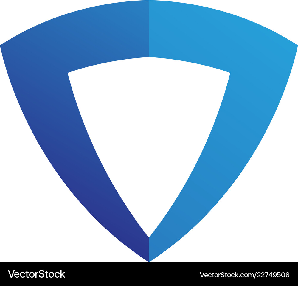 Shield security guard logo design template Vector Image