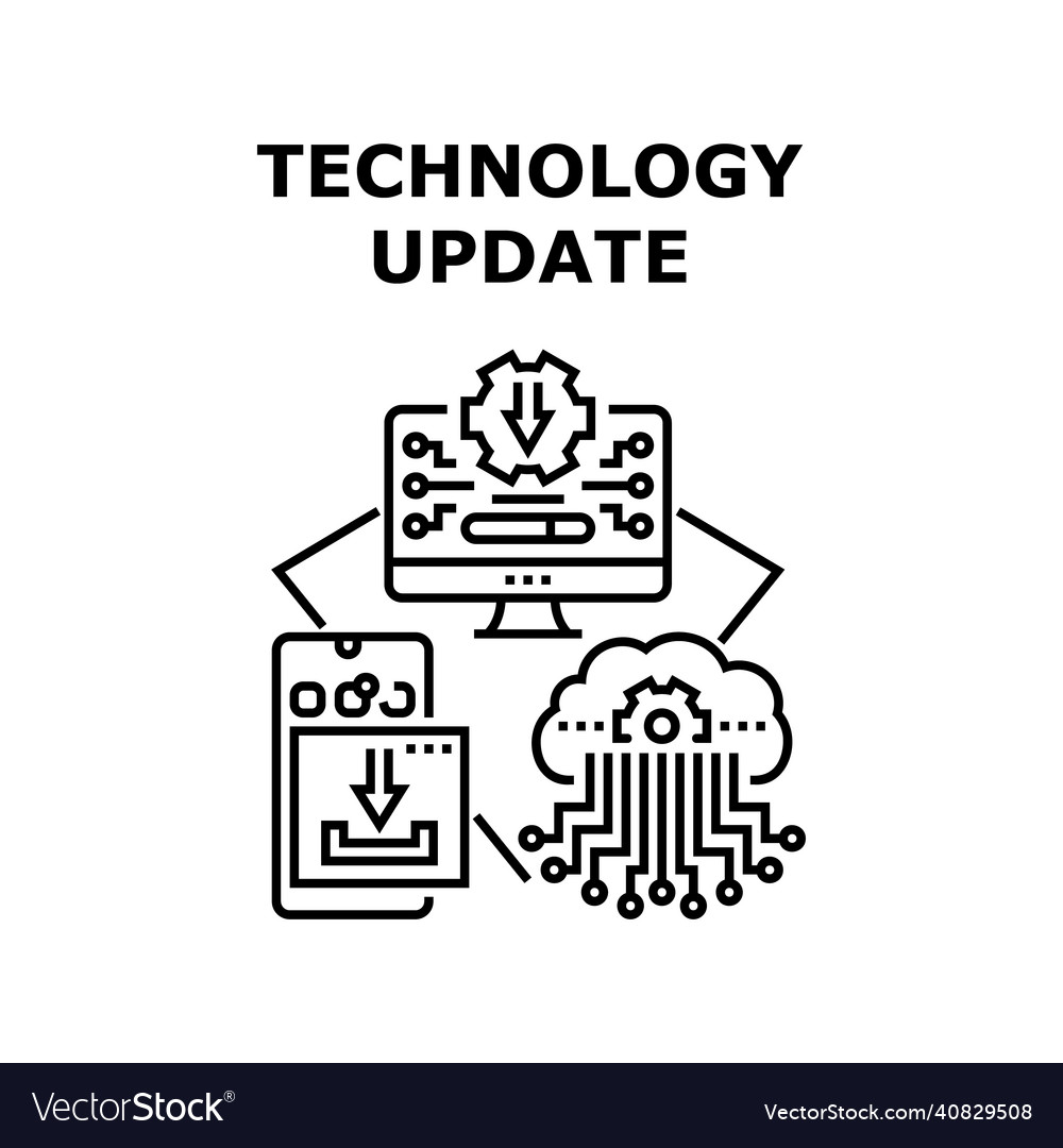 Technology Update Icon - Software Upgrade