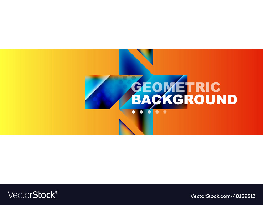 Abstract background with geometric elements Vector Image