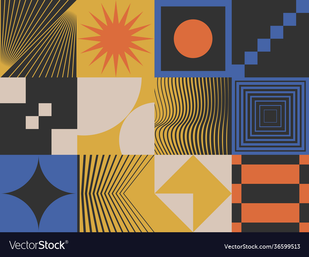 Abstrakte Muster Designelemente Vector Image Abstrakte Muster Designelemente