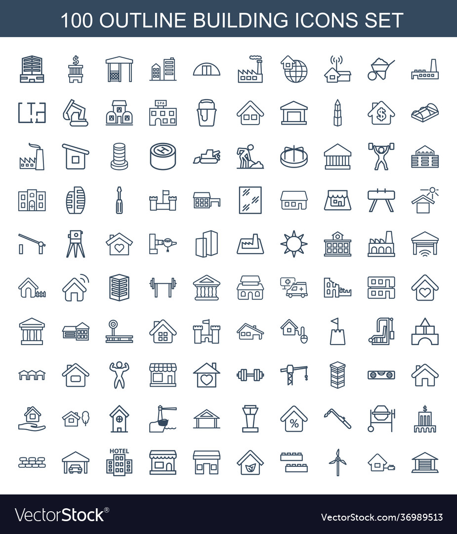 Building icons