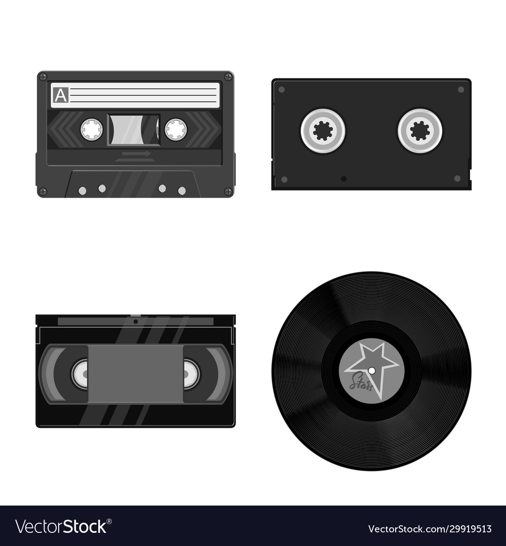 Design device and player sign vector image Design device and player sign