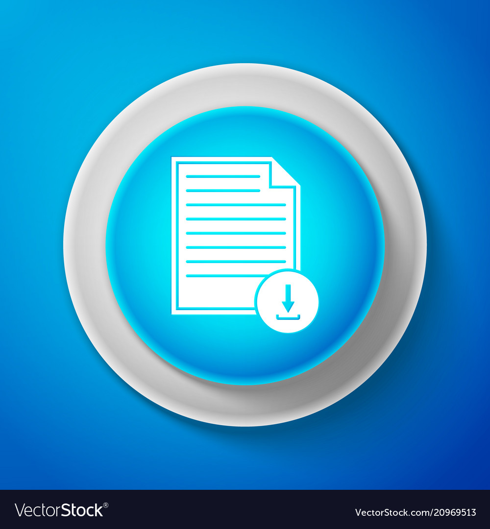 Document with download icon file symbol